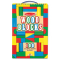 Melissa & Doug Painted Wood Blocks Set, 100 Pieces 481